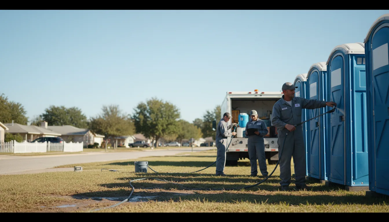 Long-Term Portable Toilet Rental in Pearsall, TX near me